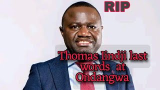 Thomas Iindji last moment at Ondangwa Gala Dinner RIP [upl. by Gherardi]