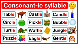 What is a CONSONANTLE SYLLABLE 🤔  Learn with examples  Syllables in English  7 Syllables [upl. by Arac588]