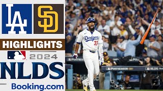 Los Angeles Dodgers vs San Diego Padres Game 5 Full Highlights  NLDS  10112024 [upl. by Swartz114]