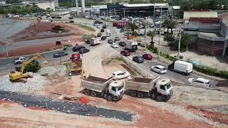 Obras de expansão da Castello Branco [upl. by Namyac]