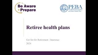 2024 Get Set for Retirement Insurance  full presentation [upl. by Roderica267]