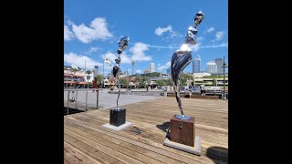 ArtPark Sculpture Walk Woolloomooloo Wharf Sydney [upl. by Keller]