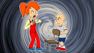 Classic Caillou Throws a Chair at Miss MartinExpelledGrounded [upl. by Rein494]