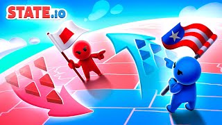 STATEIO  CONQUER THE WORLD  Browser Games  HTML5 Games  Play Now [upl. by Hutchings]