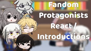 Fandom Protagonists React To Each Other \ Introductions  HSR GI FPE BSD Fallout [upl. by Pollack]