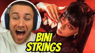 OK WHAAAT Strings Official Music Video  BINI  REACTION [upl. by Ettenel973]