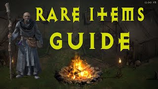 D2R Rare item GUIDE What to look [upl. by Sura]