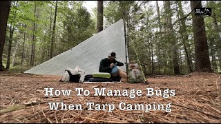 How I Deal With Bugs When Im Camping With A Tarp [upl. by Enileuqcaj936]