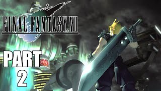 Final Fantasy VII Walkthrough Part 2  Sector 5 Slums Non Commentary 4K [upl. by Enail]