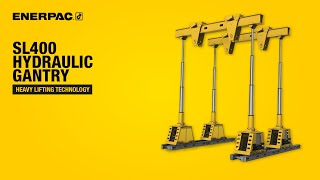 Hydraulic Gantry SL400  Enerpac Heavy Lifting Technology [upl. by Tav]