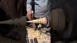 So Nice Woodturning Skill wood woodturner woodturning copper carpentry [upl. by Imugem]