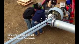 Wind Turbine Installation Evance 5 kW [upl. by Arihas]