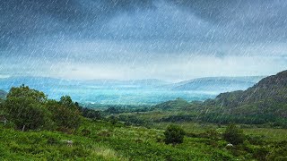 Musica angelica e pioggia leggera per rilassare la mente ☔️ Citazioni ispiratrici [upl. by Ahsa425]