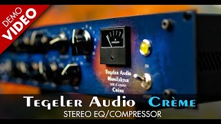 Tegeler Audio  Creme  KMR Demo Room [upl. by Yremrej]