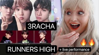 STRAY KIDS  3RACHA RUNNERS HIGH LYRICS  LIVE PERFORMANCE REACTION [upl. by Paulette]