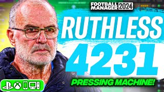 Bielsas RUTHLESS 4231 FM24 Tactic 4 Goals  Best FM24 Tactics [upl. by Camm208]