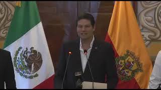 Presenta Alfonso Martínez imágenes que vinculan a Guardia Civil en homicidio de joven en Morelia [upl. by Leirea]