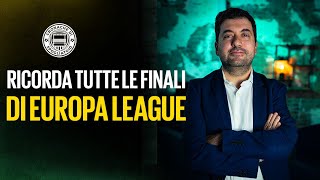 RICORDA TUTTE le finali di EUROPA LEAGUE [upl. by Leummas570]