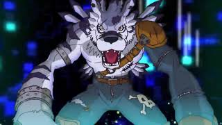 Digimon Adventure 2020  Garurumon digivolve  New animation [upl. by Nwahsuq]