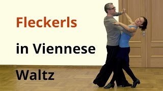 Natural and Reverse Fleckerls in Viennese Waltz  Ballroom Dance [upl. by Christensen]