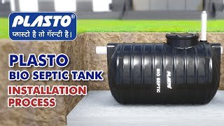 How to Install Bio Septic Tank  Step by Step Process  Bio Septic Tank  Plasto Bio Septic Tank [upl. by Zurn968]