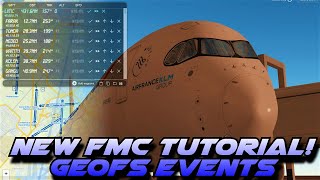 GeoFS  NEW Flight Plan Feature  FMC Tutorial [upl. by Gherardi]