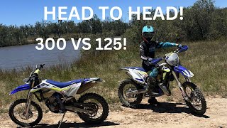 Sherco Sef 300 4t Vs Sherco Se125 2t What Bike Is For You [upl. by Ocimad51]