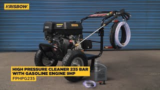 KRISBOW HIGH PRESSURE CLEANER 235 BAR [upl. by Brinson]