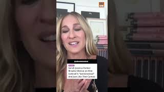 Sarah Jessica Parker weighs in on Kim Cattrall’s upcoming cameo in andjustlikethat [upl. by Sudbury636]