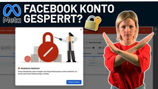 Facebook Konto gesperrt ▶ Das musst du tun StepbyStep [upl. by Dane198]