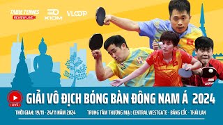 🔴 TRỰC TIẾP  NỘI DUNG ĐÔI VÒNG 16 2211  GIẢI VÔ ĐỊCH BÓNG BÀN ĐÔNG NAM Á 2024 [upl. by Thorma]