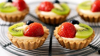 Mini Fruit Tarts Recipe [upl. by Namaan]