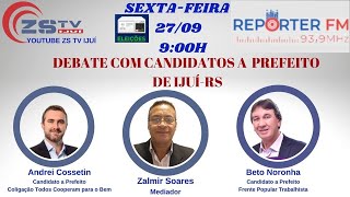 ELEIÇÕES 2024 DEBATE COM CANDIDATOS A PREFEITO DE IJUÍ 27 09 24 [upl. by Airtemed445]