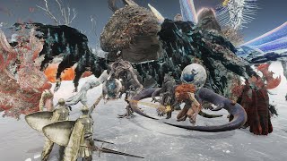 Can Any Army Defeat All Consecrated Snowfield Bosses  Elden Ring [upl. by Eralc]