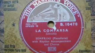 La Comparsa  Alberto Semprini  78 rpm [upl. by Lorollas]