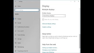 SOLVED Windows 10 Advanced Display Settings Missing [upl. by Ynoep]