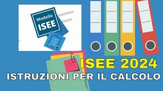 ISEE 2024 ISTRUZIONI PER IL CALCOLO isee2024 inps [upl. by Davison443]