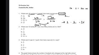 TSI Math Section  Brand NEW Practice Test Questions [upl. by Cod790]