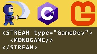 Game Dev TutorialStyle Stream  Simple Platformer in MonoGame C [upl. by Ainattirb]