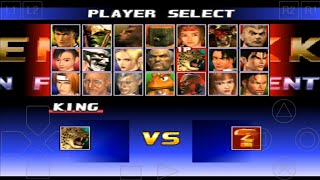 Tekken 3 King Arcade Mode Full Playthrough [upl. by Nivalc]