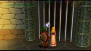 Legend of Zelda Ocarina of Time Walkthrough 14 810 quotGanons Castle Escapingquot [upl. by Scrivenor]