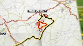 Parcours  Route  La Flèche Wallonne 2017 [upl. by Wsan]