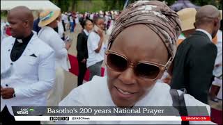 Lesothos King Mohato Seeiso leads Basothos 200th anniversary procession [upl. by Uird120]