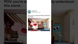 WHO ELSE FINALLY UNDERSTANDS THIS😂 gumball shorts funny [upl. by Atalanti]