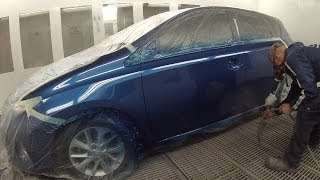 How to Spray Paint a Car Toyota Corolla [upl. by Lamahj]