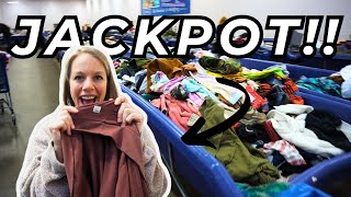 Thrift with Me at the GOODWILL OUTLET  Where Everything is 1  Thrift HAUL [upl. by Novart985]