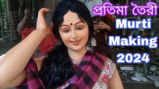 Murti making 2024  thakur banana dikhao  pratima toiri kora [upl. by Asquith]