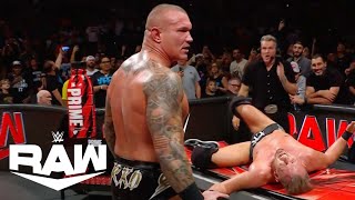 Randy Orton Takes on Gunther Ludwig Kaiser  WWE Raw Highlights 81924  WWE on USA [upl. by Strickman213]