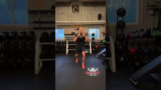 Kettlebell Goblet Hold Split Squat theathletebarn mammothmovementoftheday [upl. by Woermer777]