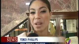 Yendi Phillips  Miss Jamaica Universe 2010 returns home [upl. by Eet]